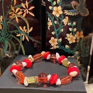 Colorful Beaded Stretch Bracelet